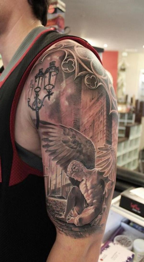 60 Holy Angel Tattoo Designs Art and Design