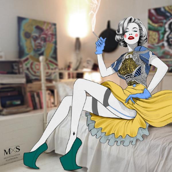 marilyn monroe_01_by_Mustafa Soydan600_600