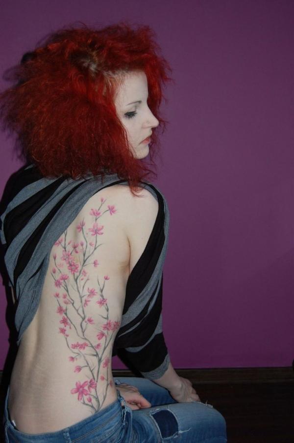 Floral rib tattoo by Marc at Sail Away Tattoo Fort Walton Beach FL  r tattoos