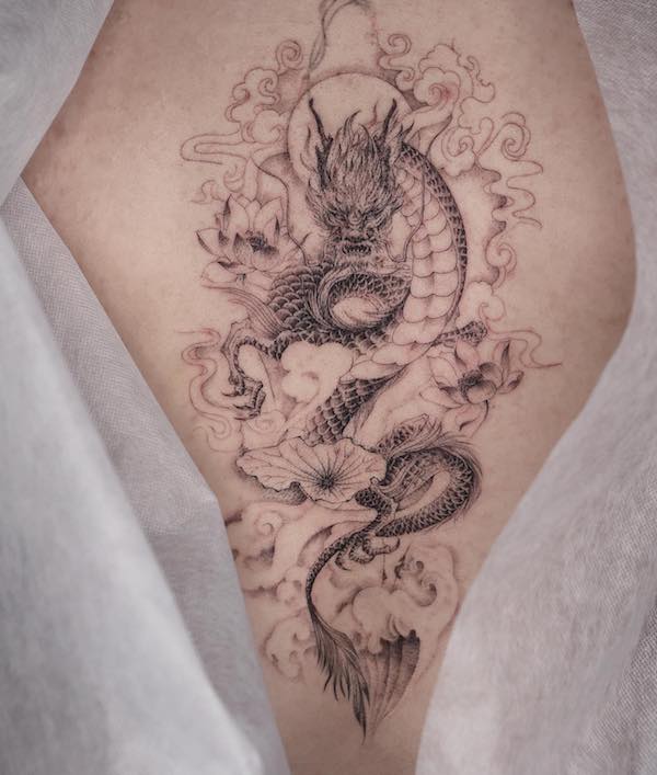 100 Dragon Tattoo Designs A