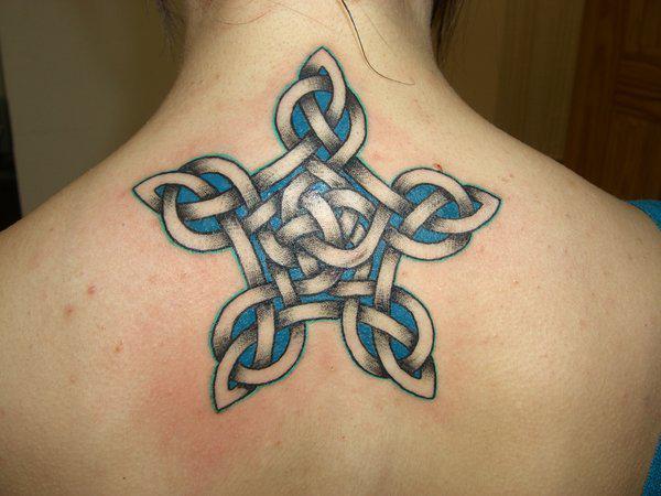 Celtic star tattoo