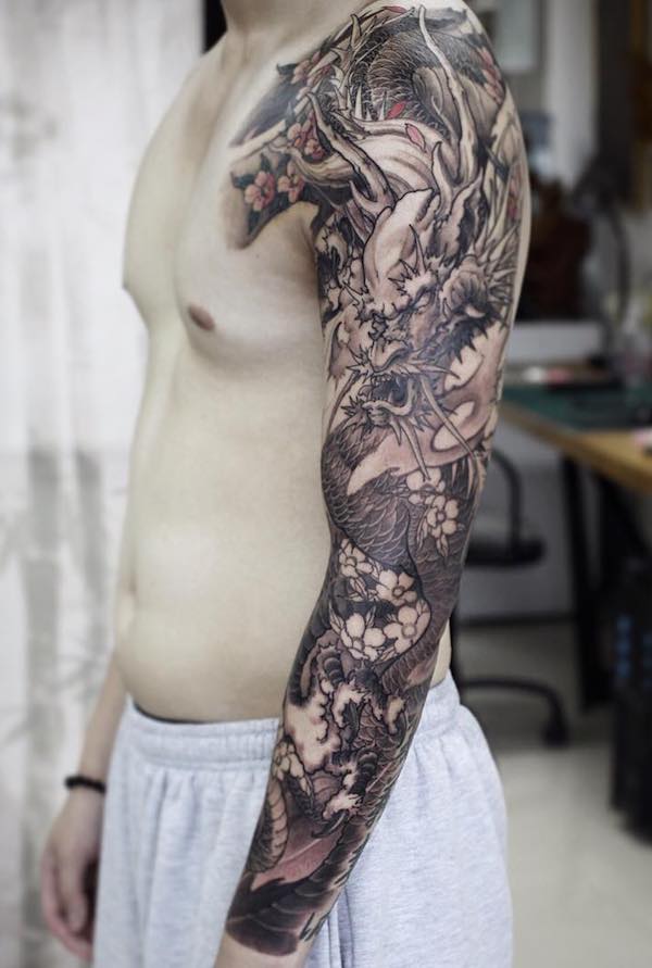 100 Dragon Tattoo Designs: A Comprehensive Guide | Art and Design