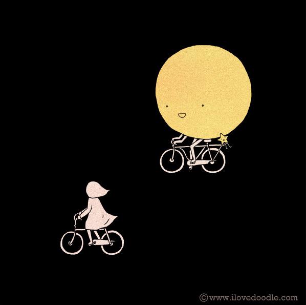 Why does the Moon follow me