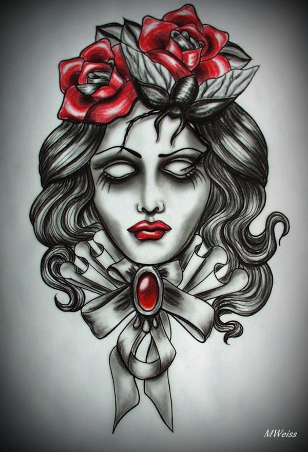 dead_head_tattoo_flash_by_oldskulllovebymw