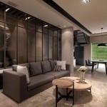 Elegant Interior Design of A Multilevel Apartment