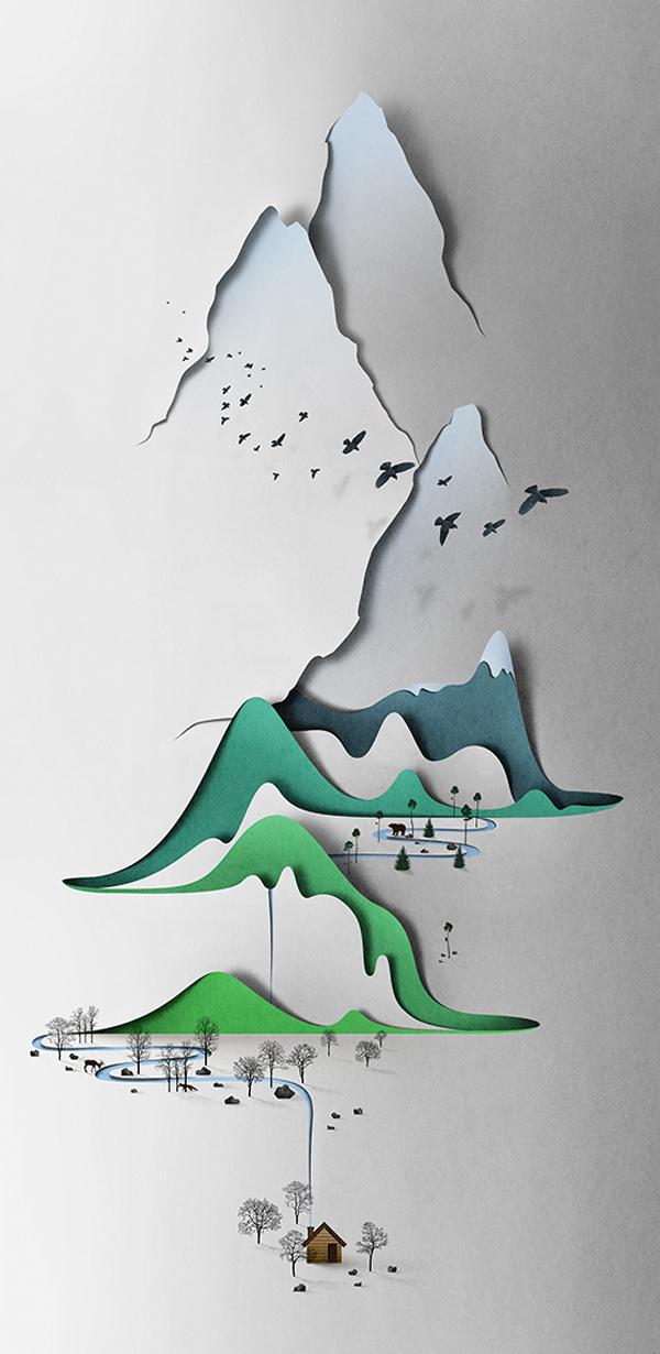Vertical landscape by Eiko Ojala