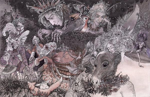 a_midsummer_night_s_dream_by_Anna Oparina