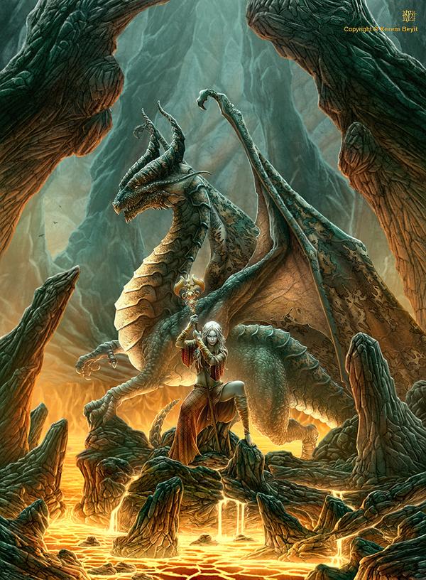 1 Dragon_Mage_by_kerembeyit