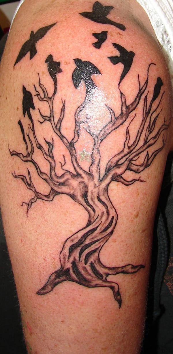 35 Gothic Tree Tattoos