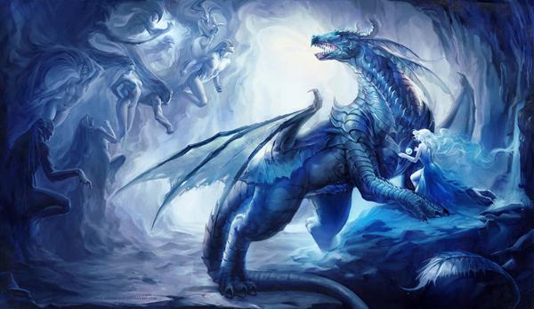 2 dragon_magic_by_sakimichan