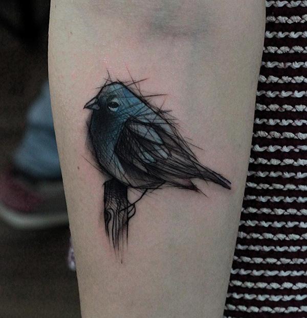 Amazing bird tattoo 104