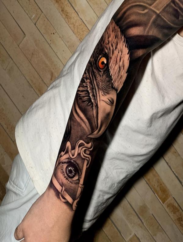 Tattoo uploaded by Christian Chavez • Eagle eyes • Tattoodo