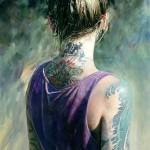 Fashion Portrait Paintings by Philip Muñoz