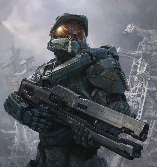 Halo 4 international magazine cover by John Liberto