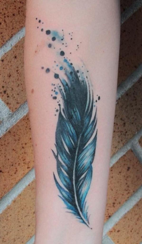 Feather and Arrow Tattoo on Woman's Side | Leg tattoos women, Feather hip  tattoos, Tattoos to cover scars