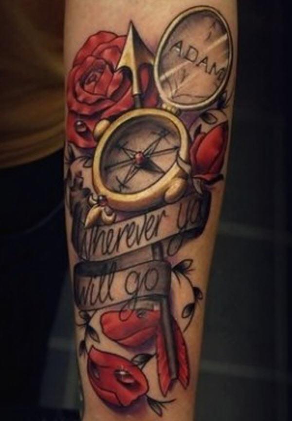 compass tattoo designs meaning