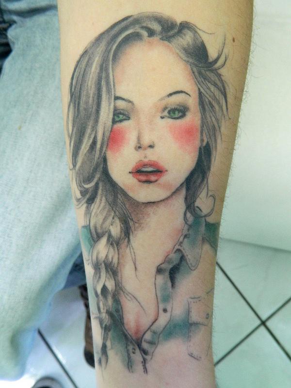 48+ beautiful girl tattoo designs for your reference - 2000 Daily