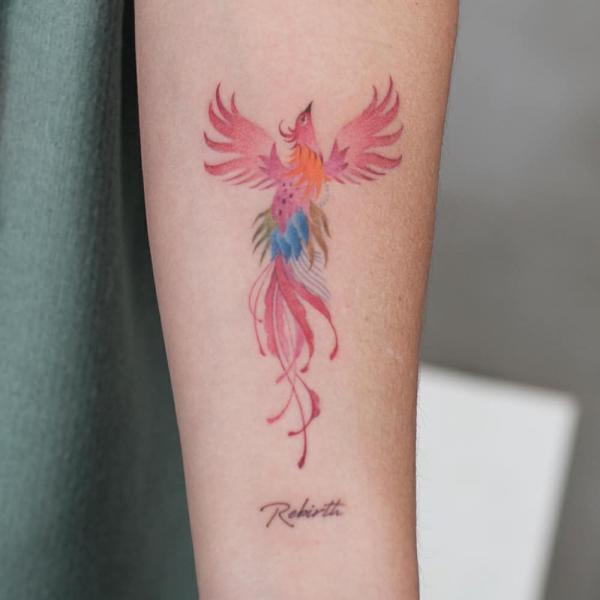 60 Phoenix Tattoos Rise of a Mythological Bird Art and Design