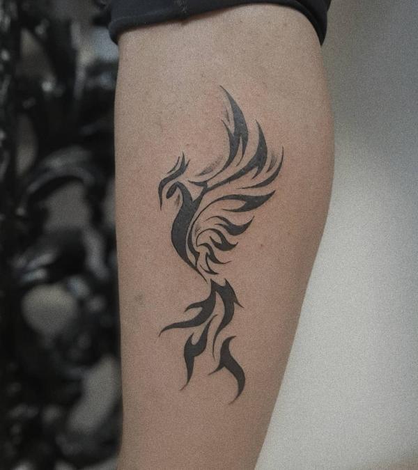 60 Phoenix Tattoos Rise of a Mythological Bird Art and Design
