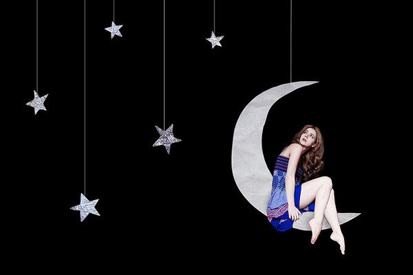 Lady in the Moon by Leah Johnston