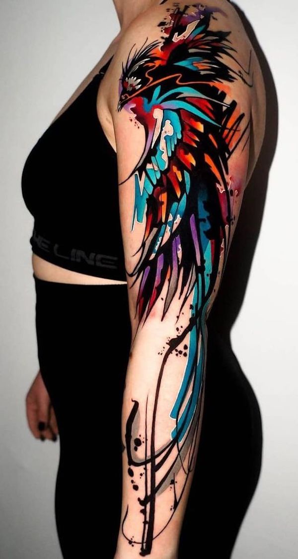 40 Beautiful Phoenix Tattoo Designs | Cuded