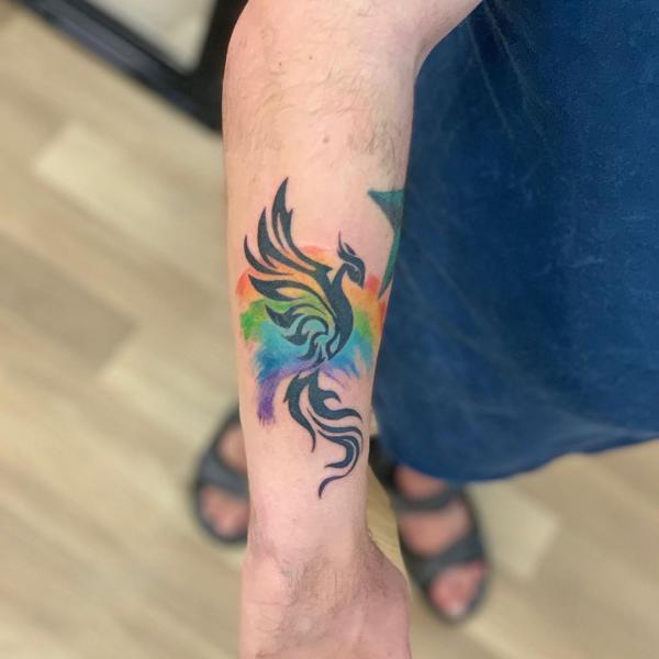 DINA Tattoo  dinamadotattoo phoenix butterfly word instatattoo  instagram ink lebanese tattooartist worldwide love goals 3dtattoo  tattoo family women girlytattoo thebestisyettocome bestfriend hand  lovers everything happy husband 