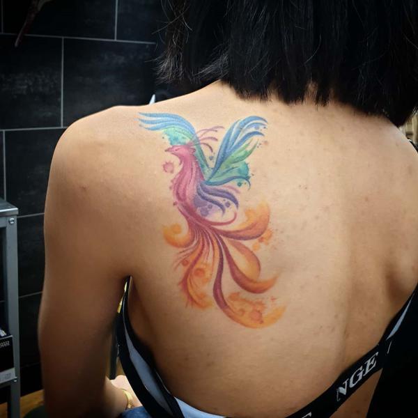 60 Phoenix Tattoos Rise of a Mythological Bird Art and Design