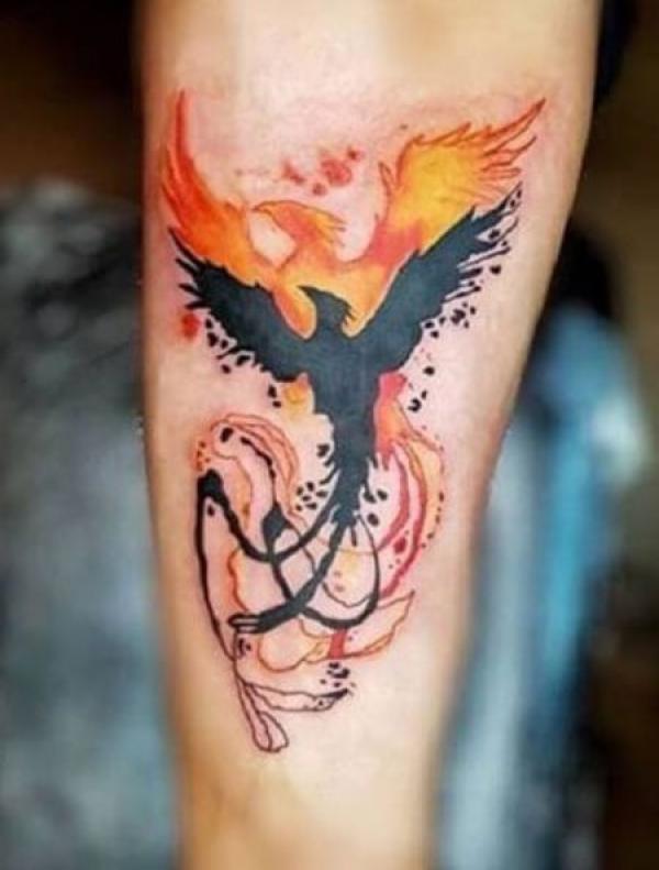 Premium Vector  Phoenix bird logo tribal tattoo design stencil vector  illustration