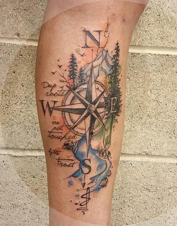 20 Awesome Compass Tattoo Ideas  For Creative Juice