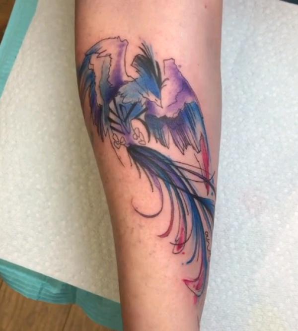 Tattoo girl phoenix 