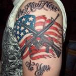 50 Awesome American Flag Tattoo Designs