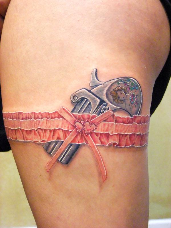 40 Awesome Pistol Gun Tattoos Design Ever Made