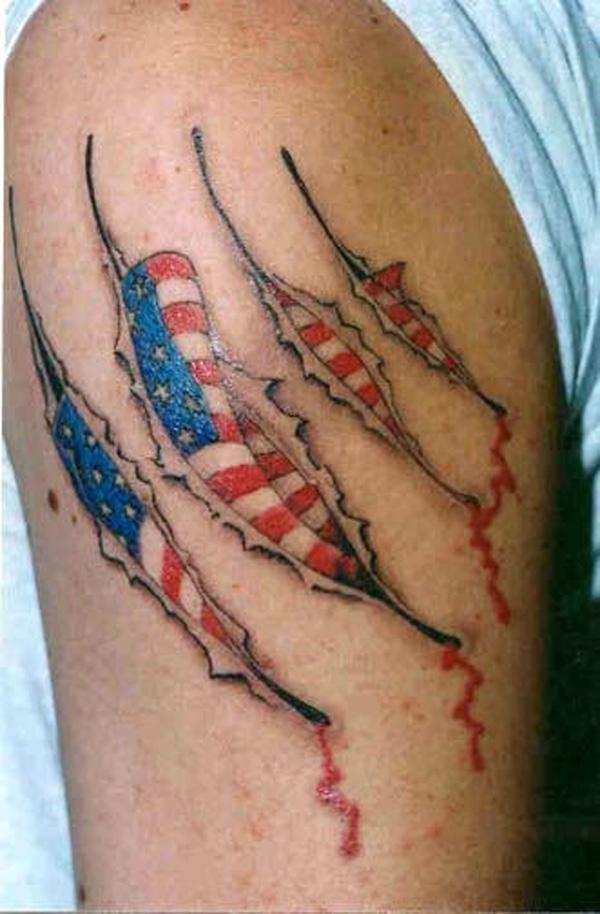 Forbidden Images Tattoo Art Studio  Tattoos  Body Part Arm Sleeve   FlagAmerica 