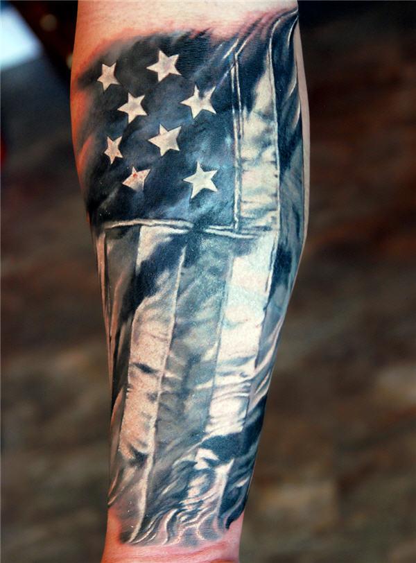 Pin on American Flag Tattoos for Men