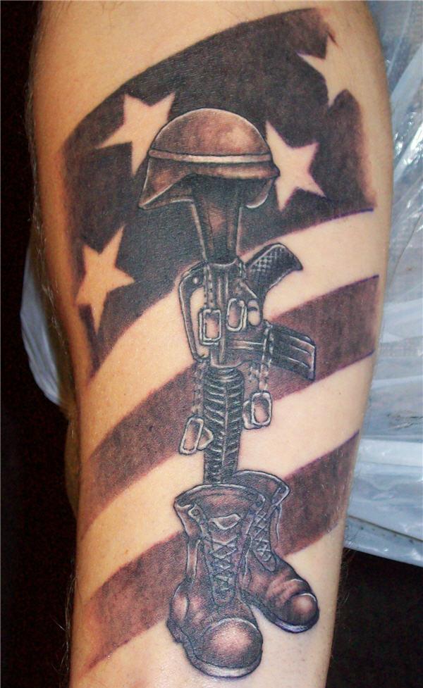 25 Awesome American Flag Tattoo Designs Art And Design