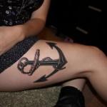 60 Awesome Anchor tattoo Designs
