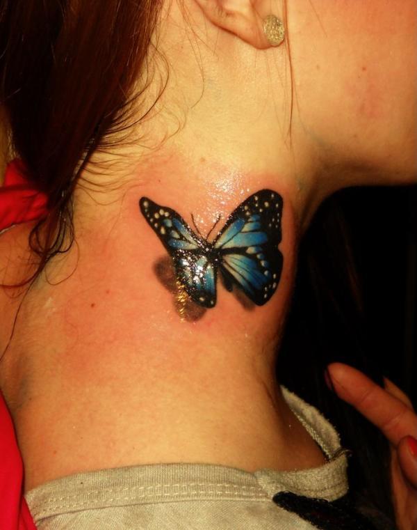 30 3D butterfly tattoo