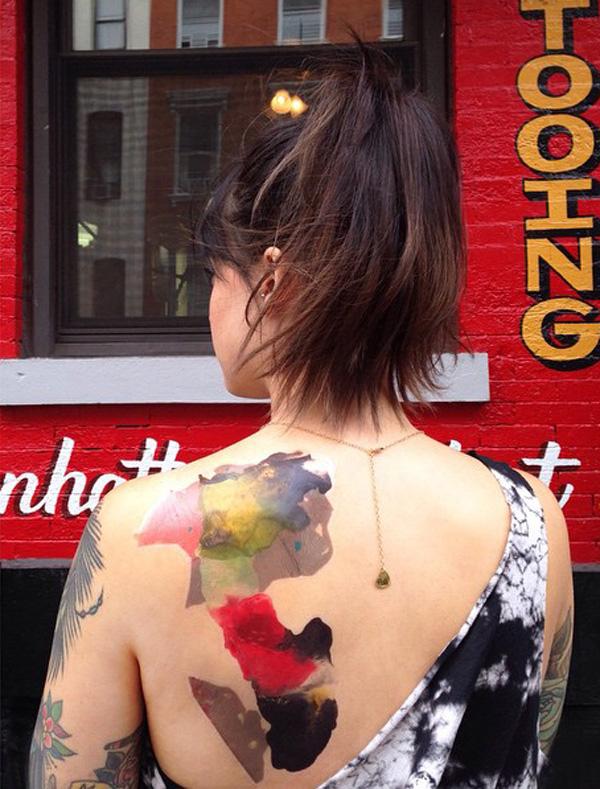 38 watercolor tattoo for girl