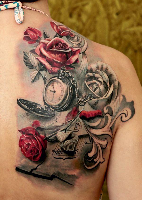 39 3D tattoo for girl