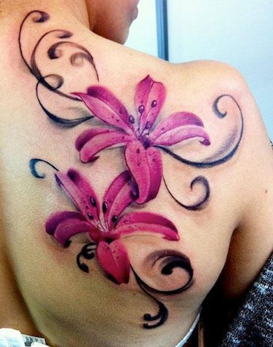 65+ Beautiful Flower Tattoo Designs Cuded