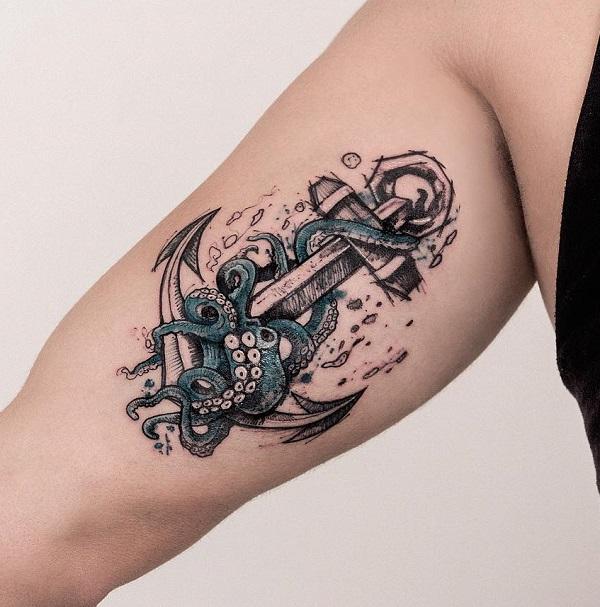 15 Amazing Fightin Seabees Tattoo Designs  Psycho Tats