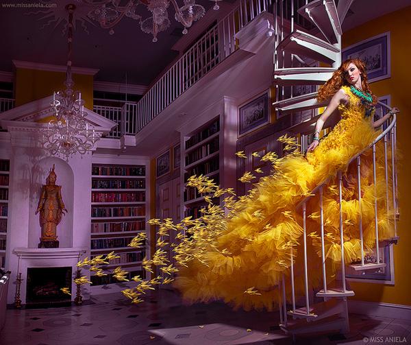 Away with the canaries by Miss Aniela