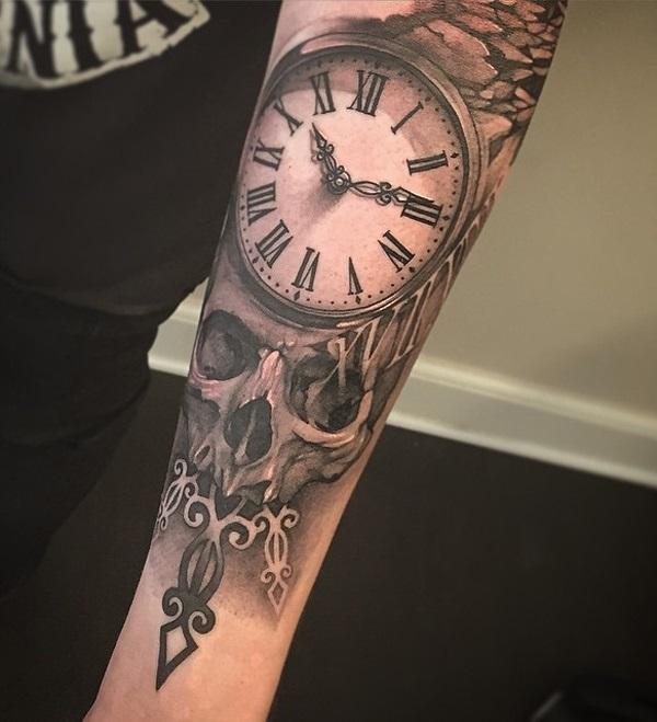 49 Phenomenal Clock Tattoo Designs For Your Good Time  Picsmine