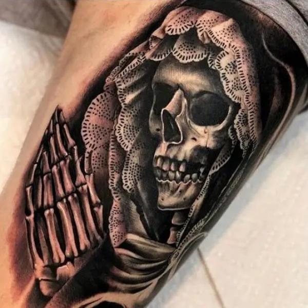 Skeleton Praying Hands