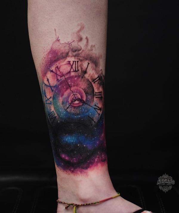 263 Clock tattoo Stock Illustrations | Depositphotos