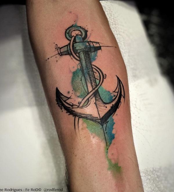 60 Awesome Anchor tattoo Designs | Art and Design