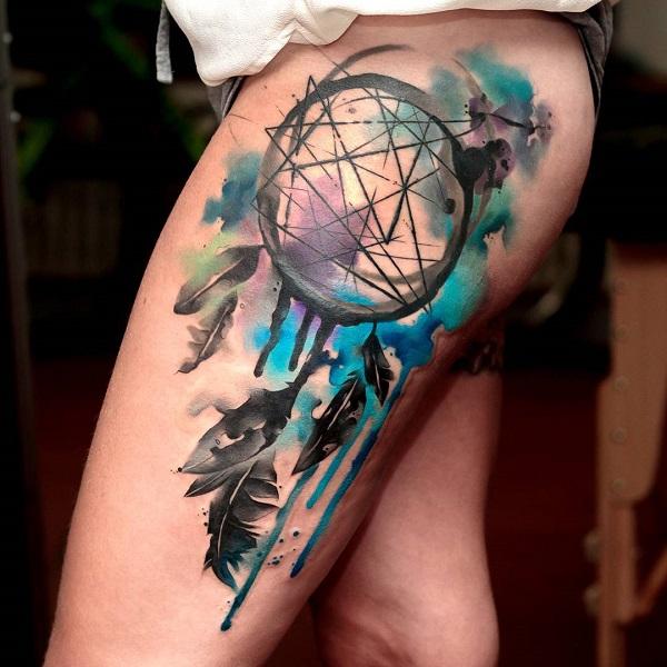 60 Dreamcatcher Tattoo Designs for Women | Cuded 60 Dreamcatcher Tattoo Designs for Women | Cuded