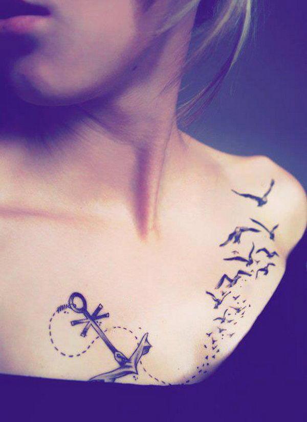 Anchor tattoo by Kristie Yuka | Post 17953