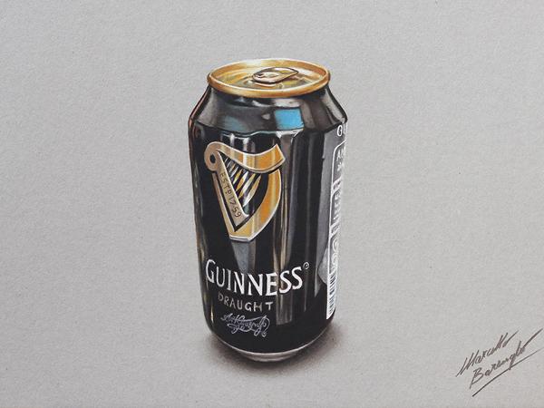 drawing_a_can_of_guinness_by_marcellobarenghi