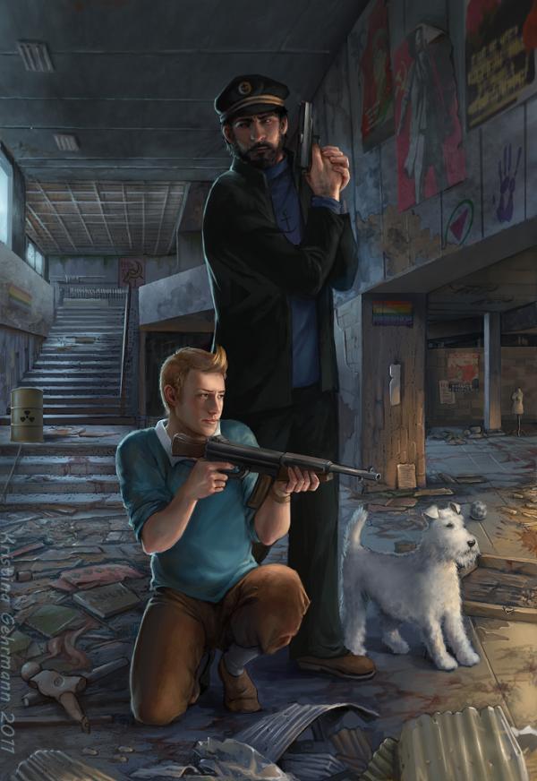 tintin_in_tchernobyl_by_Kristina Gehrmann